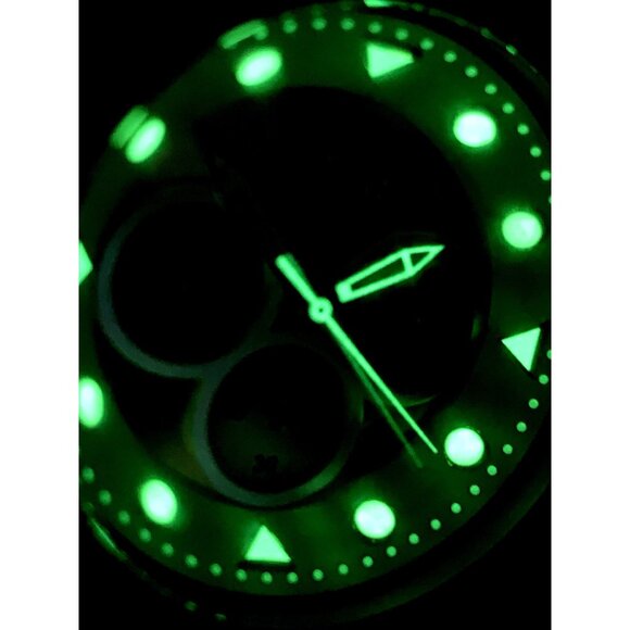 Invicta Men's Watch 37197 Bolt Quartz Chronograph Gold Silver Dial Rubber 51mm - Picture 8 of 15